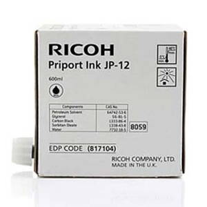 Ricoh originální ink 817104, black, 600 Ricoh DX3240, 3440, JP1210, 1215, 1250, 1255, 3000