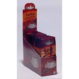 Horká čokoláda, 400g, cena za 1 kus, kartonek, Samantha čokoláda 20-pack