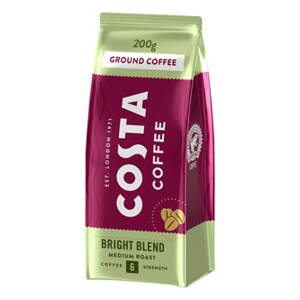 Káva mletá, Bright Blend 100% Arabica, 200g, sáček