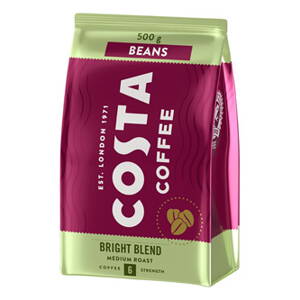 Káva zrnková, Bright Blend 100% Arabica, 500g, sáček