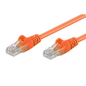 UTP patchcord, Cat.6, RJ45 M-5m, nestíněný, oranžový, economy
