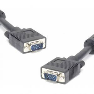 Kabel VGA (D-sub) M- VGA (D-sub) M, 3m, stíněný, černá