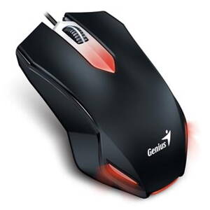 Genius Myš Gaming X-G200, 1000DPI, optická, 3tl., 1 kolečko, drátová USB, černá