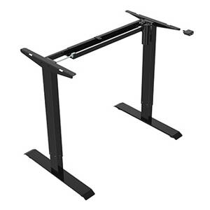 Rám stolu, elektricky nastavitelná výška, rozsah 500 mm, 100V-240V, černý, 70 kg nosnost, ergo
