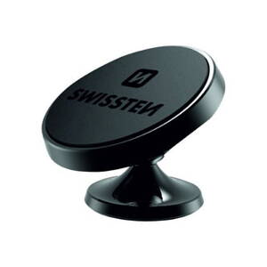 Magnetický držák mobilu(GPS) Swissten do auta, S-Grip Dashboard DM7, černý, kov, na palubní desku, černá, mobil