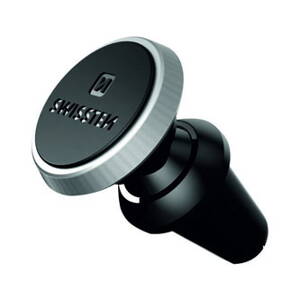 Magnetický držák mobilu(GPS) Swissten do auta, S-Grip AV-M9, černo-stříbrný, kov, do ventilace, černo-stříbrná, mobil