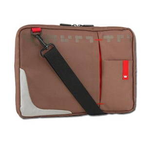 Taška na tablet 10,2", hnědá z nylonu, NT008 typ Crown