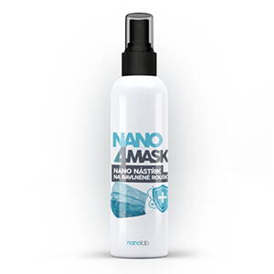 Nástřik nanostříbra NANO 4MASK na bavlněné roušky, 200ml, Nanolab