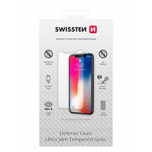 Ochranné temperované sklo Swissten, pro Apple iPhone SE 2020, černá, case friendly and color frame