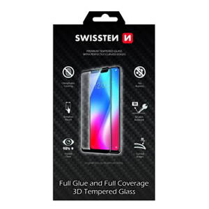 Ochranné temperované sklo Swissten, pro Apple iPhone 11, černá, ultra durable 3D full glue