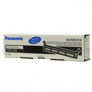 Panasonic originální toner KX-FAT411E, black, 2000str., Panasonic KX-MB2000, 2010, 2025, 2030, 2061, O