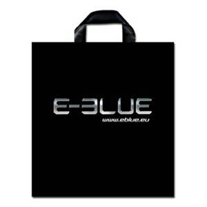 E-Blue igelitová taška, 46x50 cm, 100-pack