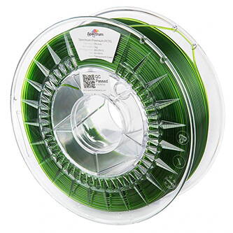 Spectrum 3D filament, Premium PCTG, 1,75mm, 1000g, 80735, transparent green