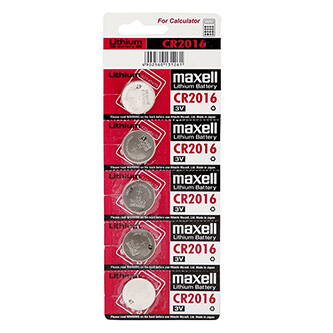 Baterie lithiová, CR2016, 3V, Maxell, blistr, 5-pack