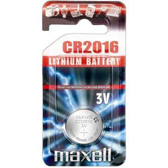 baterie Lithiová, CR2016, 3V, Maxell, blistr, 1-pack