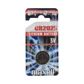 baterie Lithiová, CR2025, 3V, Maxell, blistr, 1-pack