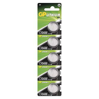 Baterie lithiová, CR2430, 3V, GP, blistr, 5-pack