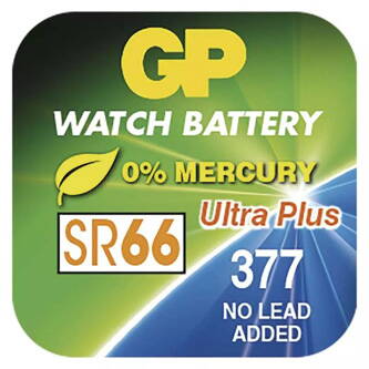 Baterie alkalická, SR66, 1.55V, GP, blistr, 10-pack, Ultra plus