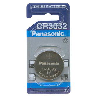 Baterie lithiová, CR3032, 3V, Panasonic, blistr, 1-pack