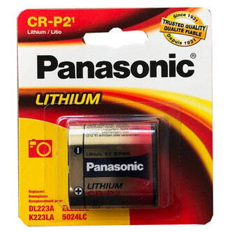 Baterie lithiová, CR-P2, 6V, Panasonic, blistr, 1-pack