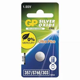 Baterie oxid stříbra, SR44, 1.55V, GP, blistr, 1-pack