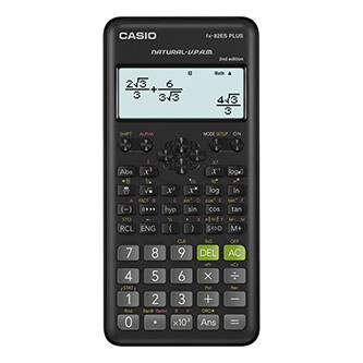 Casio Kalkulačka FX 82 ES PLUS 2E, černá, školní