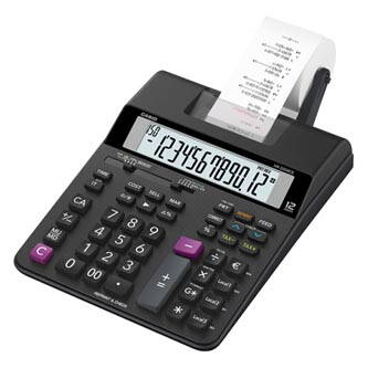 Casio Kalkulačka HR 200 RCE, černá, dvanáctimístná, s tiskem, duální napájení, dvoubarevný tisk Casio Kalkulačka HR 200 RCE, černá, dvanáctimístná, s tiskem, duální napájení, dvoubarevný tisk