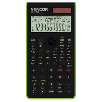 Sencor Kalkulačka SEC 160 GN, zelená, školní, dvanáctimístná