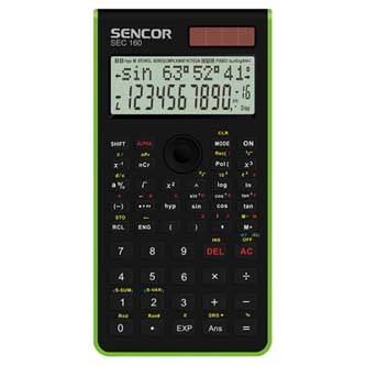 Sencor Kalkulačka SEC 160 GN, zelená, školní, dvanáctimístná