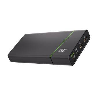 Green Cell powerbanka GC PowerPlay Ultra 26800mAh 128W, 4 nabíjecí porty pro notebooky, iPad, iPhone, Nintendo Switch a další