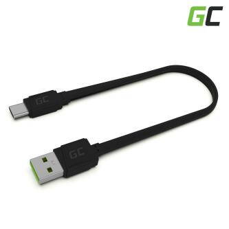 GCmatte USB-C Flat kabel 25 cm s rychlo nabíjením