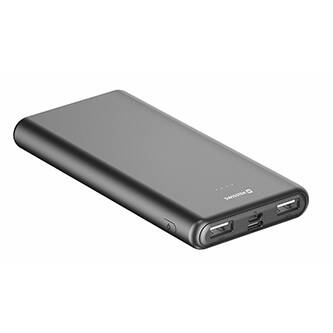 SWISSTEN, Power Bank, WORX II, Li-Pol, 4V, nabíjení mobilních telefonů aj., 22013960, 10000mAh, microUSB, 2x USB-A, USB-C, černá