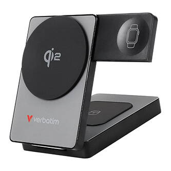 Verbatim, Powerbanka Charge ,n, Go Qi2, 5/9/12V, nabíjení telefonu, smart hodinek, Earbuds/Airpods, 32295, 10000mAh, magnetické př