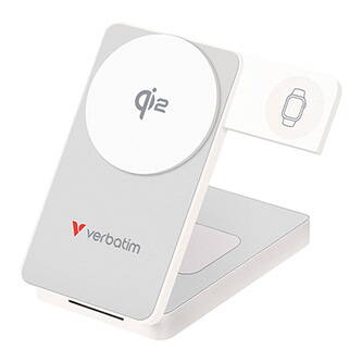 Verbatim, Powerbanka Charge ,n, Go Qi2, 5/9/12V, nabíjení telefonu, smart hodinek, Earbuds/Airpods, 32296, 10000mAh, magnetické př