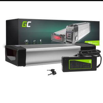 Green Cell baterie s nabíječkou, 36V 20Ah Li-Ion pro kola s Rear Rack