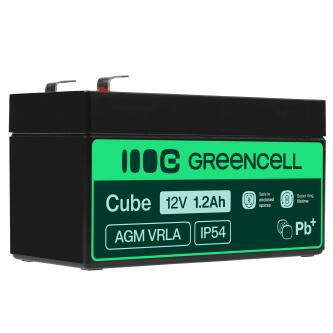 Green Cell AGM baterie 12V 1.2Ah