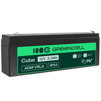 Green Cell AGM baterie 12V 2.3Ah