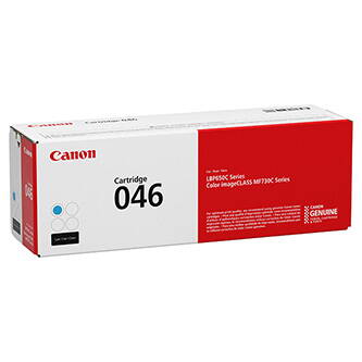 Canon originální toner 046C, cyan, 2300str., 1249C002, Canon i-Sensys LBP653Cdw, 654Cx, MF732Cdw, 734Cdw, 735Cx, O