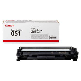 Canon originální toner CRG051, black, 1700str., 2168C002, Canon LBP162dw, MF269dw, MF267dw, MF264dw, O