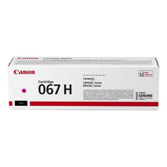 Canon originální toner 067 H M, magenta, 2350str., 5104C002, high capacity, Canon LBP631Cdw, LBP633Cdw, MF651Cw, MF655Cdw, MF657Cd