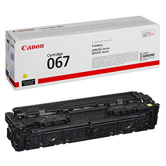 Canon originální toner 067 Y, yellow, 1250str., 5099C002, Canon LBP631Cdw, LBP633Cdw, MF651Cw, MF655Cdw, MF657Cdw, O