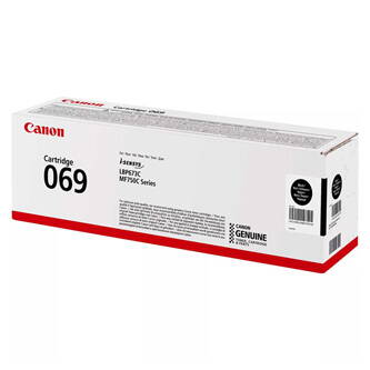Canon originální toner 069BK, black, 2100str., 5094C002, Canon MF752Cdw, 754Cdw, LBP673Cdw, O