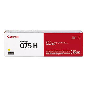 Canon originální toner 075 H Y, 6366C002, yellow, 2500str., high capacity