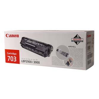 Canon originální toner CRG703, black, 2500str., 7616A005, Canon LBP-2900, 3000, O
