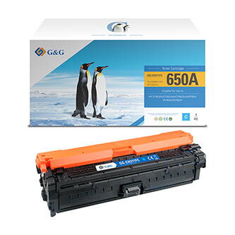 G&G kompatibilní toner s HP CE271A, NT-CH271FC, HP 650A, cyan, 15000str.