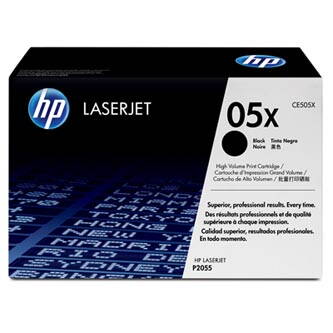 HP originální toner CE505X, black, 6500str., HP 05X, high capacity, HP LaserJet P2055, O