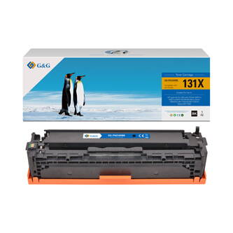 G&G kompatibilní toner s CF210X, CRG731H, black, 2400str., NT-PH210XBK, HP 131X, pro HP LaserJet Pro 200 M276n, M276nw,, N