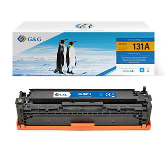 G&G kompatibilní toner s CF211A, CRG731, cyan, 1800str., NT-PH211C, HP 131A, pro HP LaserJet Pro 200 M276n, M276nw,, N