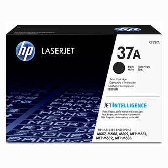 HP originální toner CF237A, black, 11000str., HP 37A, HP LaserJet Enterprise M607n, M607dn, M608, O