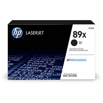 HP originální toner CF289X, black, 10000str., HP 89X, high capacity, HP LJ Enterprise M528, M507, Managed E50145dn, O